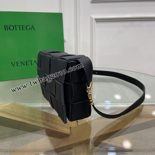 Bottega veneta高端女包 KF0017荔枝紋 寶緹嘉荔枝紋牛皮CASSETTE包包 BV經典款單肩斜挎包  gxz1268